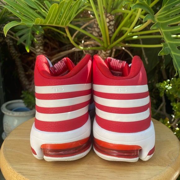 Adidas TS Commander LT G08124 Red White Basketball Shoes - Picture 4 of 8